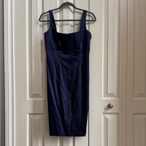 Calvin Klein satin sheath dress